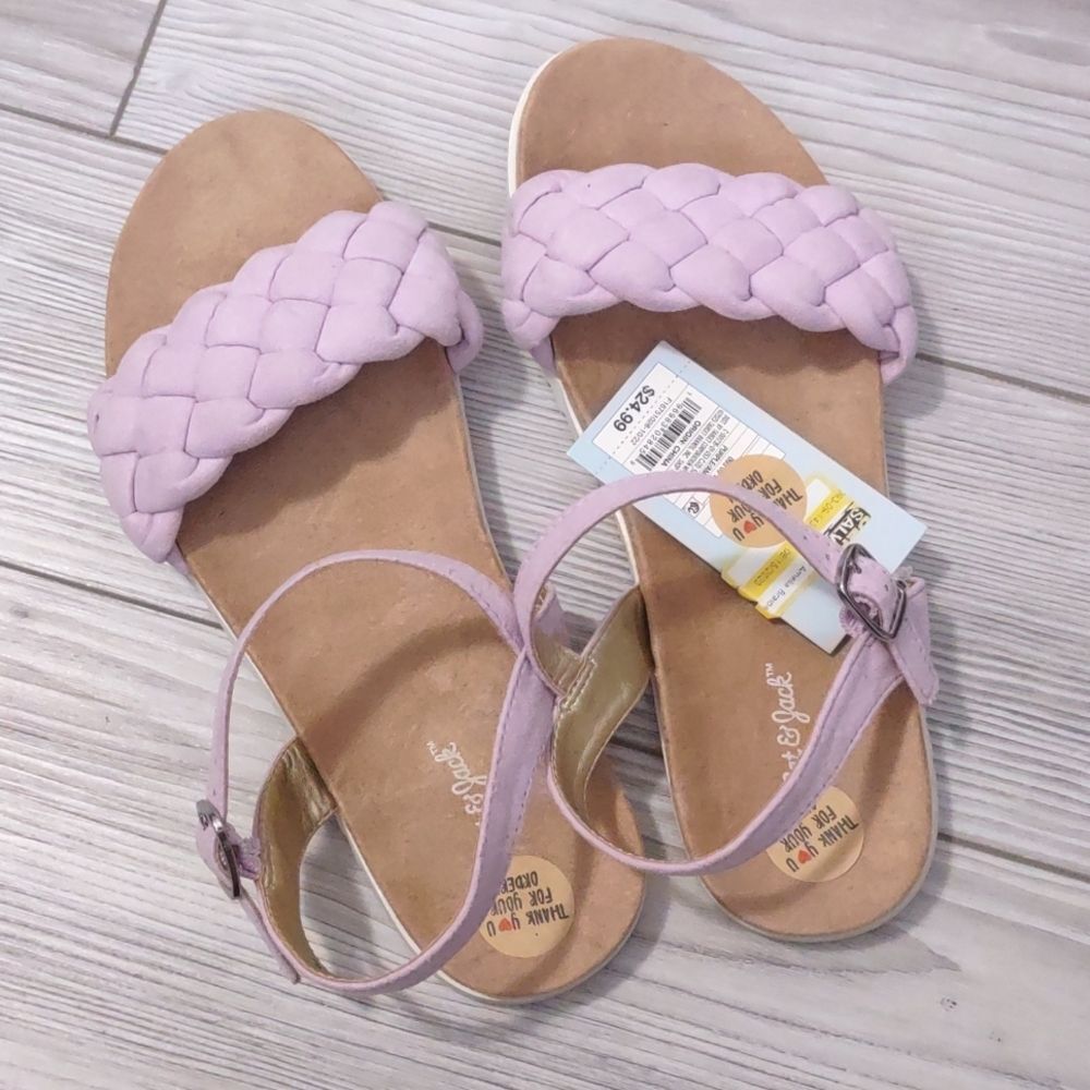 (73-3259)  Cat & Jack Amelia Sandals Sz 5 - Picture 3 of 8